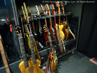 Second backstage tour before the Bon Jovi show at the Bell Centre, Quebec, Canada (February 14, 2013)